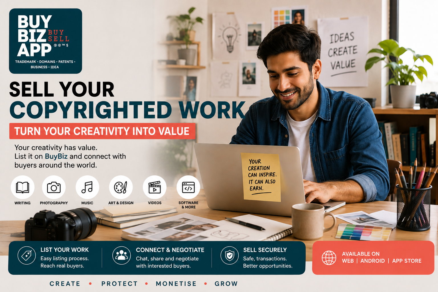 Sell Your Copyrighted Work Online: Turn Your Creativity into Value